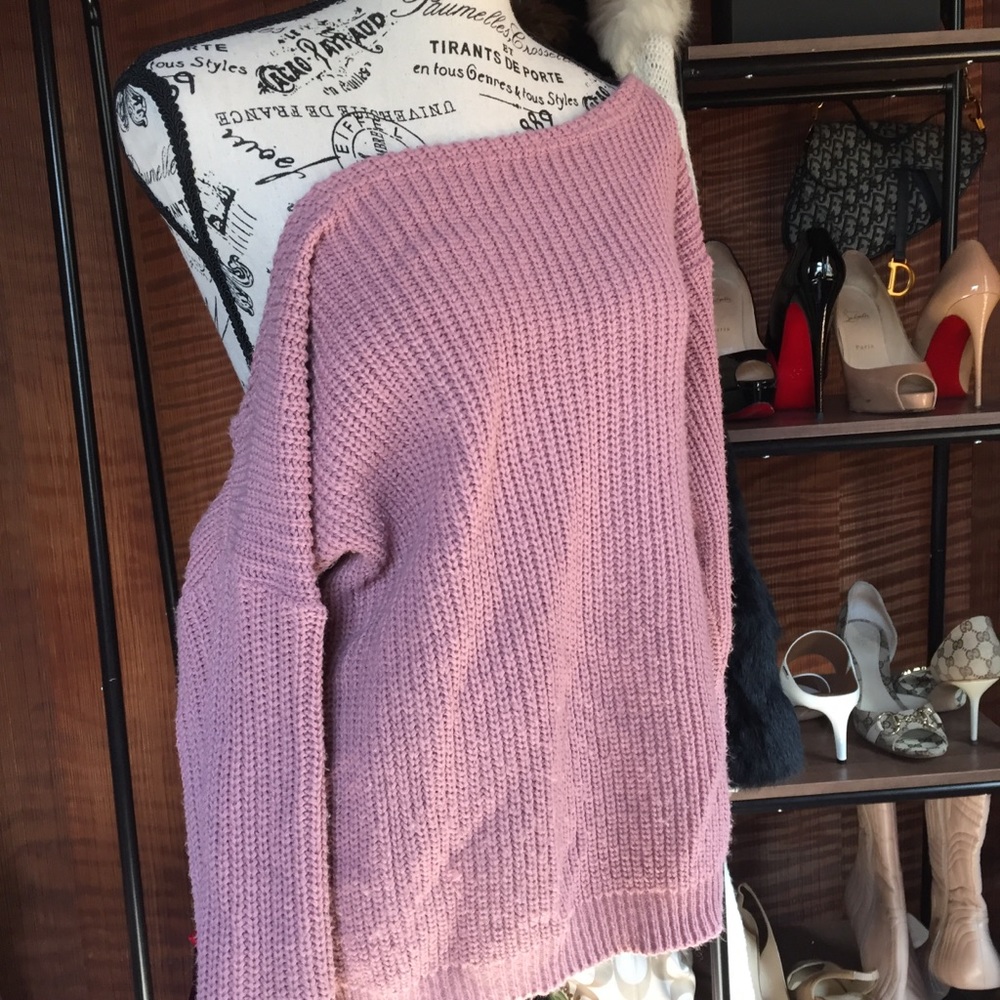 Mauve Pink Sweater